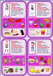 English Worksheet: Food - speaking cards4 (4 out of 4)