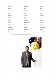 English Worksheet: Describing people