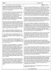 English Worksheet: A story from the Ancient Egyptian civilization (The story of the Prophet Yusif, Joseph)