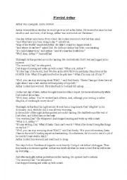 English Worksheet: A worried Penguin