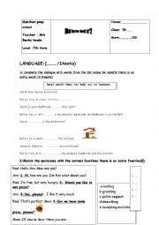 mid term test n2 for 7th form tunisians students