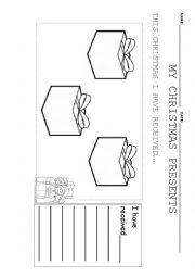 English Worksheet: This Christmas Ive received
