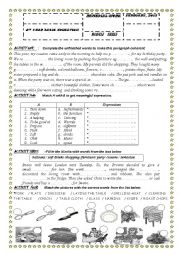 English Worksheet:  8 TH YEAR REVIEW PAPER / MODULE 3