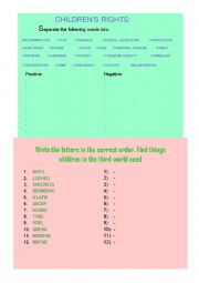 English Worksheet: Universal Childrens Day