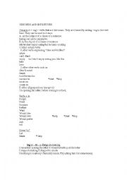 English Worksheet: gerunds and infinitives