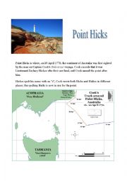 Australian History: Point Hicks