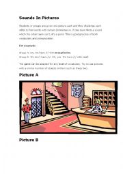 English Worksheet: Sounds in pictures