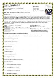 English Worksheet: Understaning a movie plot  James Bond SKYFALL