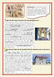 English Worksheet: 7 Wonders of the Ancient World (3)