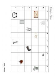 English Worksheet: Classroom objects