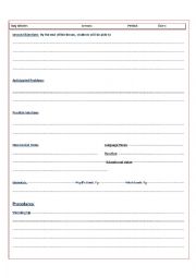 Lesson Plan template