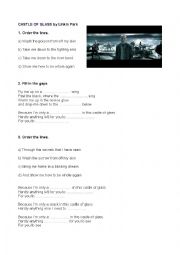 English Worksheet: CASTLE OF GLASS by Linkin Park