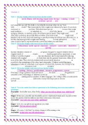 English Worksheet: Module Five: Third FormTunisian Pupils.