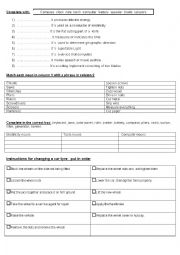 English Worksheet: Technical English 1 