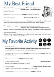 English Worksheet: Speech Test Topics 1