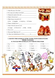 English Worksheet: Movie Worksheet for 