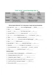 English Worksheet: Verb 