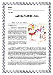 CARNIVAL IN BRAZIL