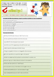 English Worksheet: If Clause Type 3