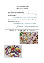 English Worksheet: Alice in Wonderland part 7