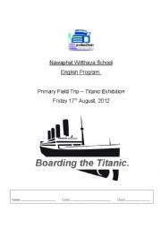 English Worksheet: Boarding the Titanic
