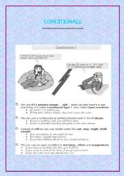 English Worksheet: Conditionals: The three types.