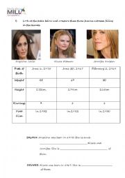 English Worksheet: COMPARISONS