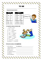 English Worksheet: Verb to be and have got