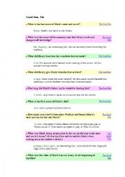 English Worksheet: THE GOOD SON QUIZ