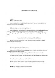 English Worksheet: GRE