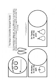 English Worksheet: The very hungry caterpillar