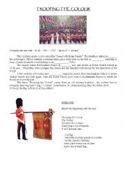 Trooping the colour