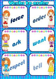 Verbs to order