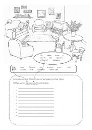 English Worksheet: There is there are