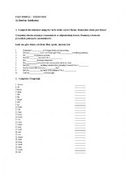 English Worksheet: Past Simple - exercises