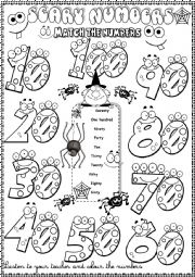 English Worksheet: numbers