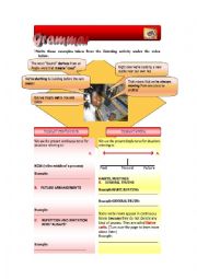 English Worksheet: Present Continuous