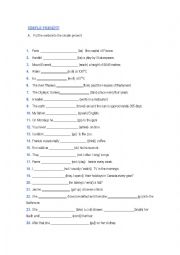 English Worksheet: Present simple+exercises