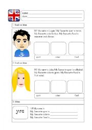 English Worksheet: Whats your favourite?
