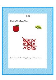 English Worksheet: Veggie Tic-Tac-Know