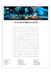 Avatar Word Search