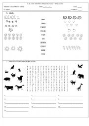 English Worksheet: Review exercises