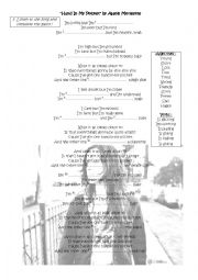 English Worksheet: Hand in my pocket - song - Present simple and continuous