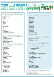 English Worksheet: IELTS & TOEFL speaking and writing phrases 2