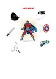 Superheroes accessories