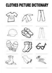 Clothes Picture Dictionary 1