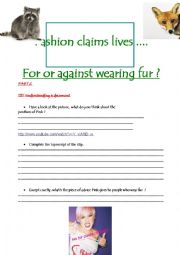 Fashion : Wearing fur or not ? part 2