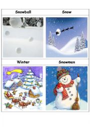 English Worksheet: Winter