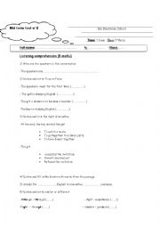 first form mid term test n2