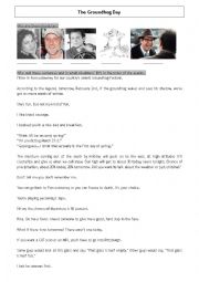 English Worksheet: Groundhog Day - movie exercises